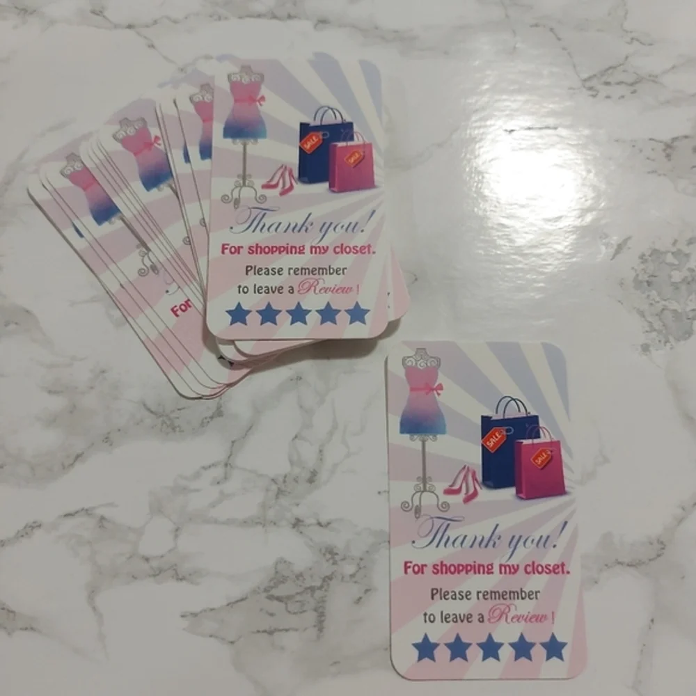♥️ 5x25 / 50 Thank You Cards